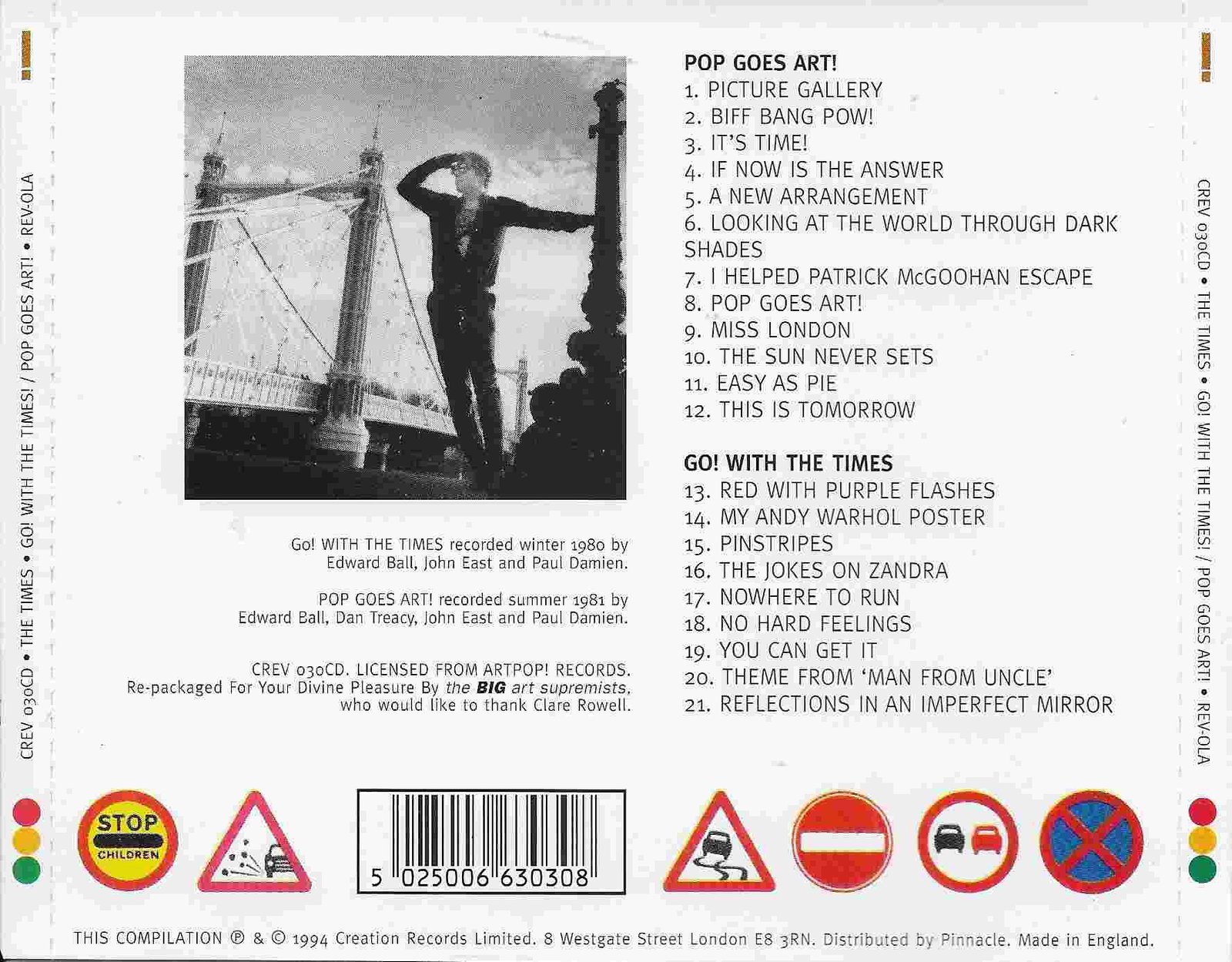Back cover of CREV 030CD